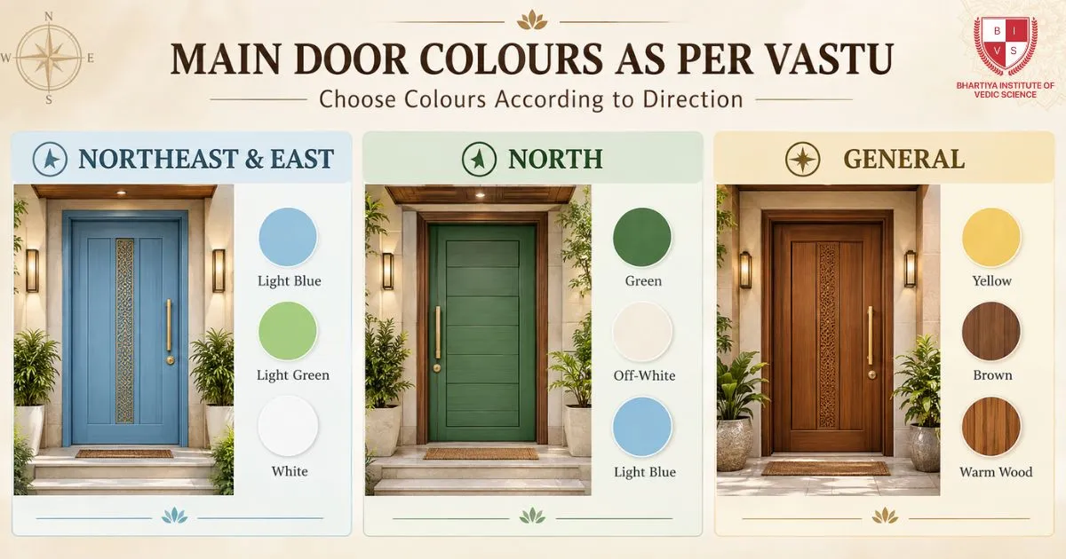 Main Door Colours as per Vastu